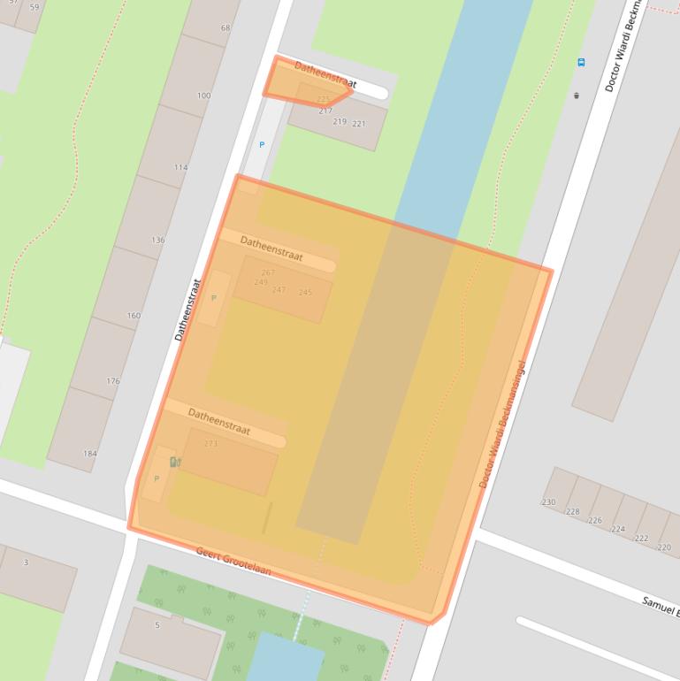 Kaart van postcodegebied 3132PG.