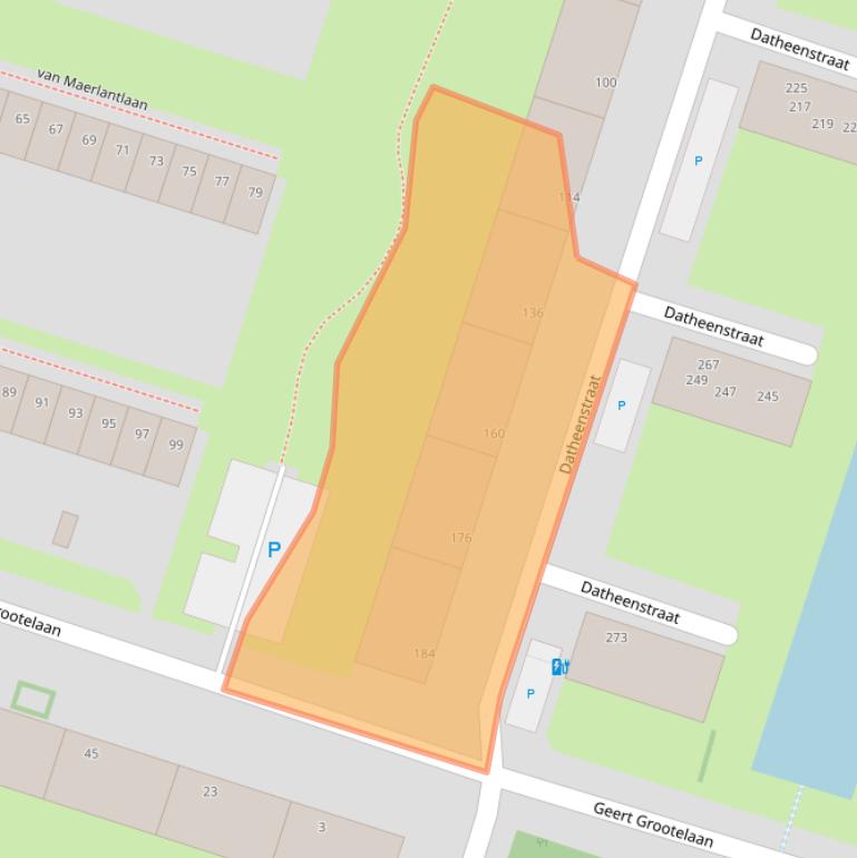 Kaart van postcodegebied 3132PK.