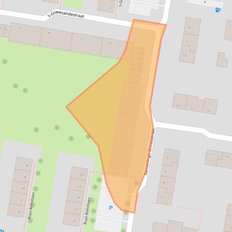 Kaart van postcodegebied 3132RM.