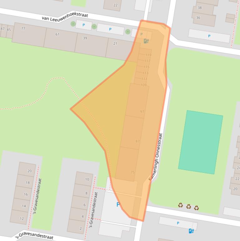 Kaart van postcodegebied 3132RN.