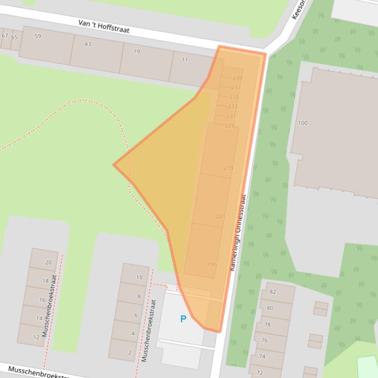 Kaart van postcodegebied 3132RR.