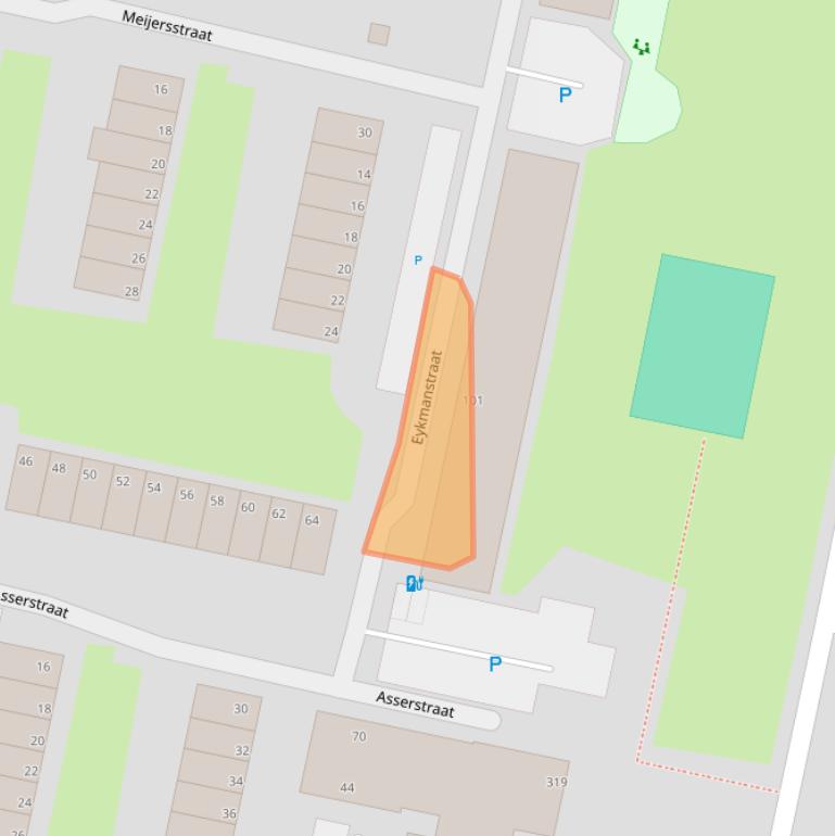 Kaart van postcodegebied 3132SH.