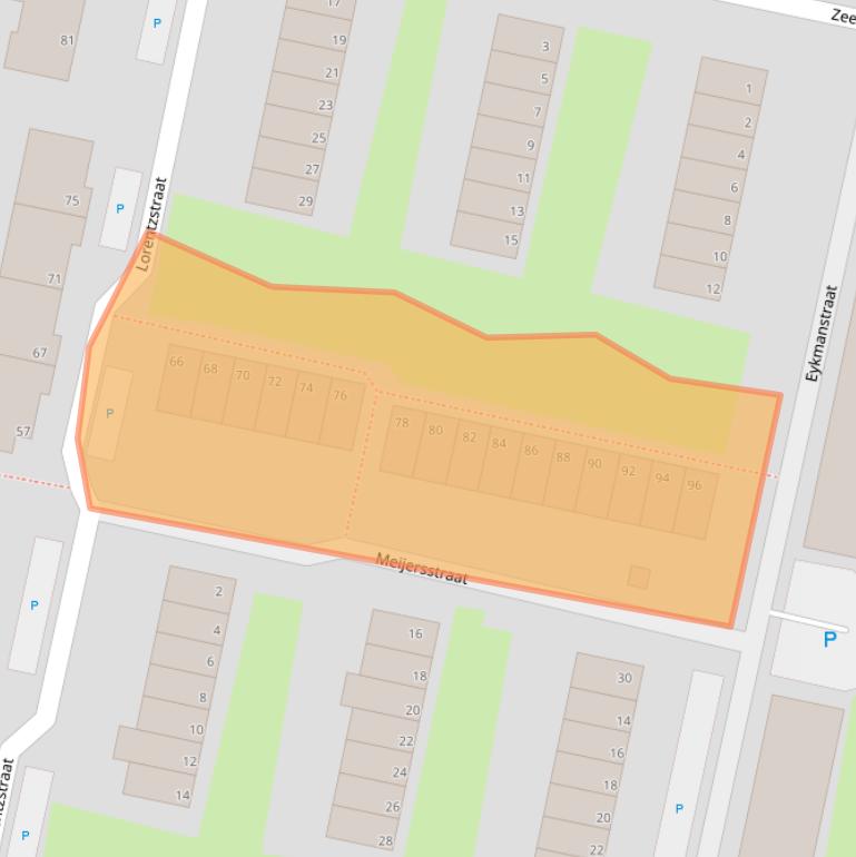 Kaart van postcodegebied 3132ST.