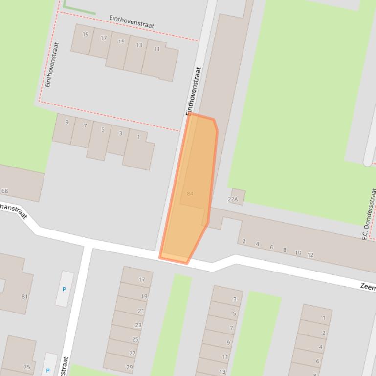 Kaart van postcodegebied 3132TC.