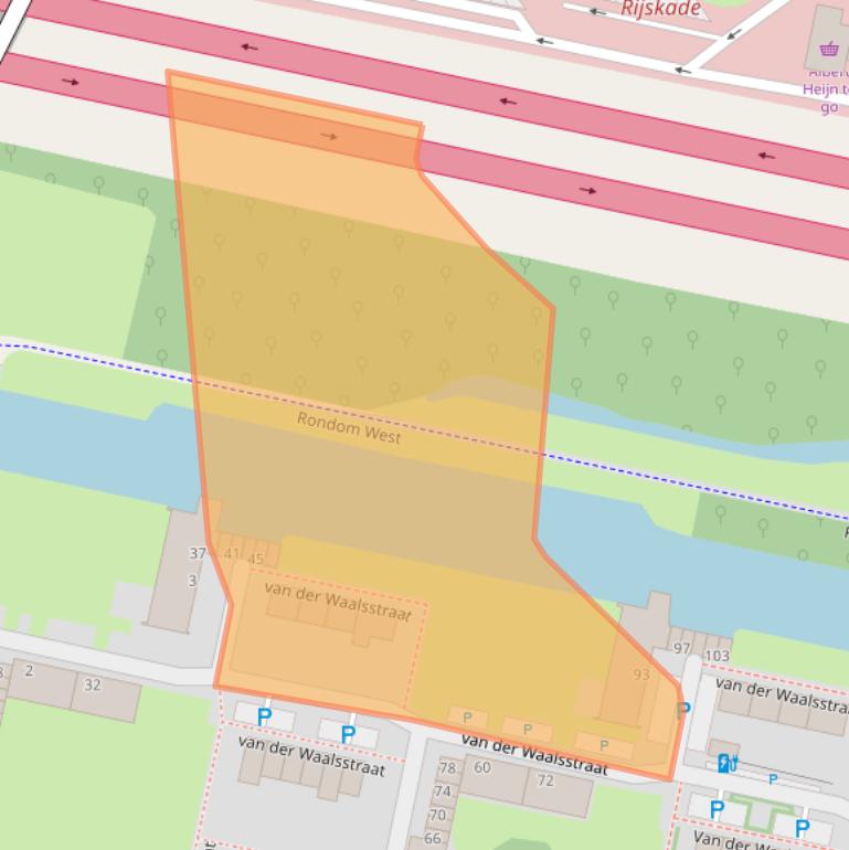 Kaart van postcodegebied 3132TK.