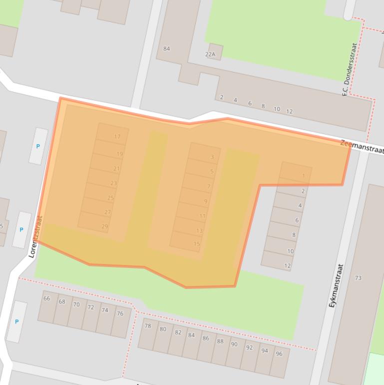 Kaart van postcodegebied 3132TR.