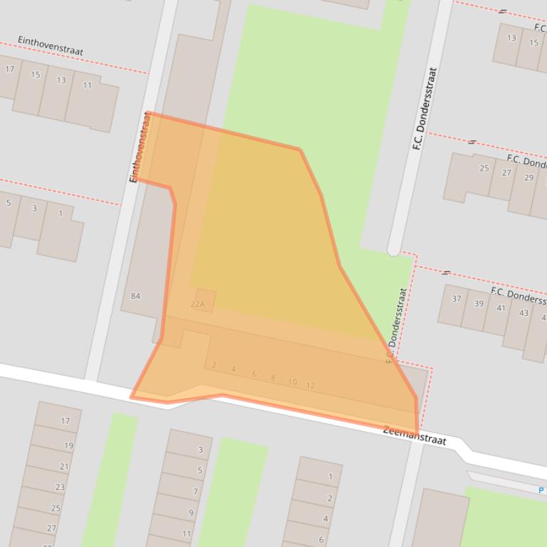 Kaart van postcodegebied 3132TS.