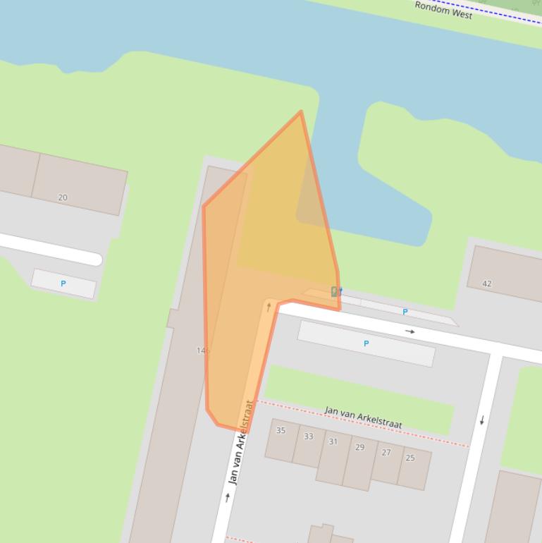 Kaart van postcodegebied 3132VN.