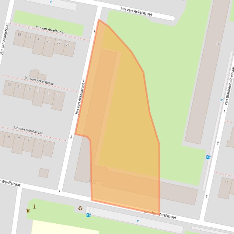 Kaart van postcodegebied 3132WH.