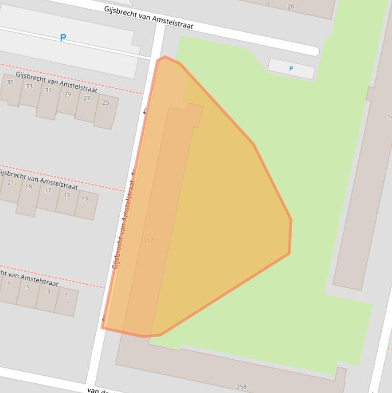 Kaart van postcodegebied 3132WK.