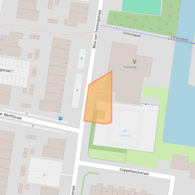 Kaart van postcodegebied 3132XH.