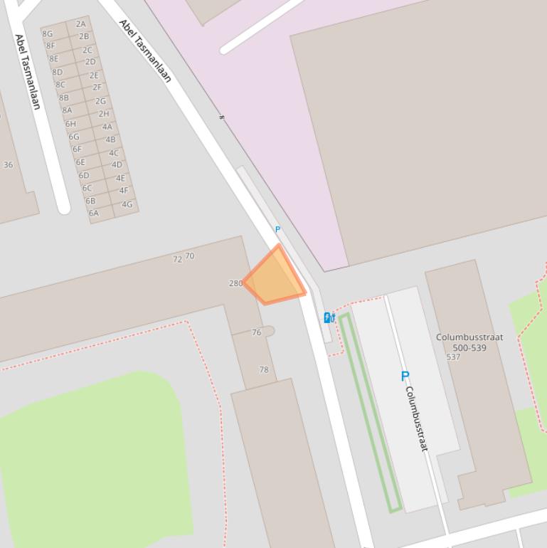 Kaart van postcodegebied 3133AC.