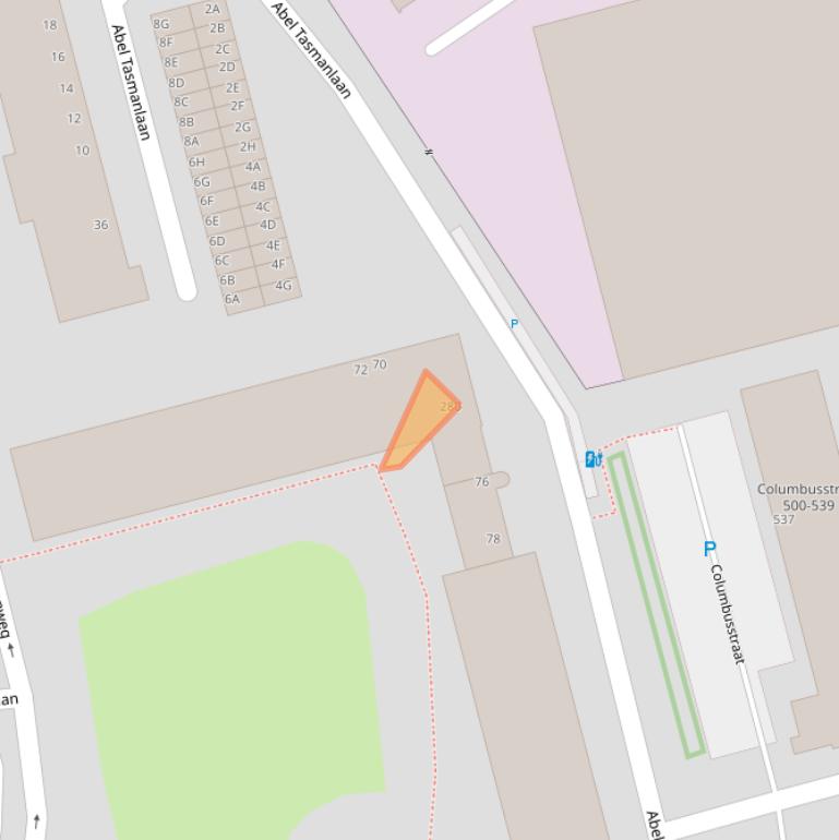 Kaart van postcodegebied 3133AD.