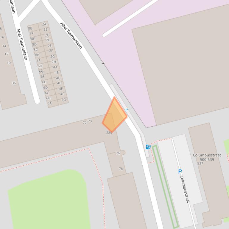 Kaart van postcodegebied 3133AE.