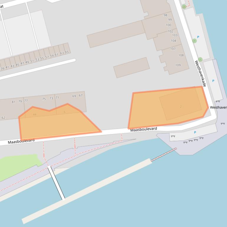 Kaart van postcodegebied 3133AL.