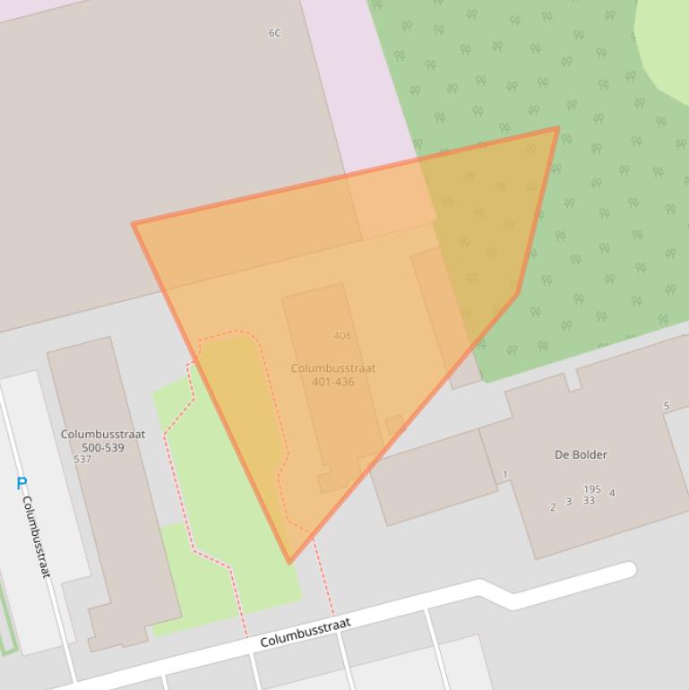 Kaart van postcodegebied 3133BK.