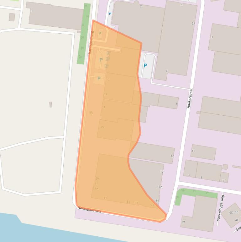 Kaart van postcodegebied 3133KP.