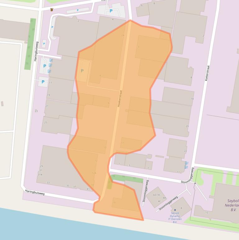 Kaart van postcodegebied 3133KR.