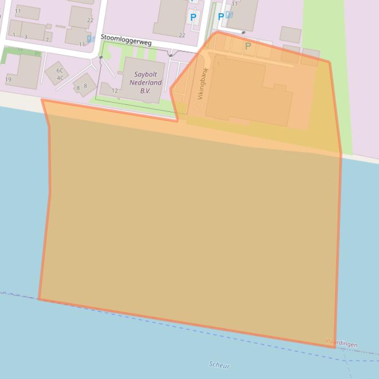 Kaart van postcodegebied 3133KX.