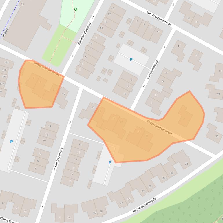 Kaart van postcodegebied 3134AK.