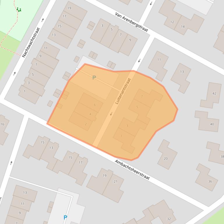 Kaart van postcodegebied 3134AM.