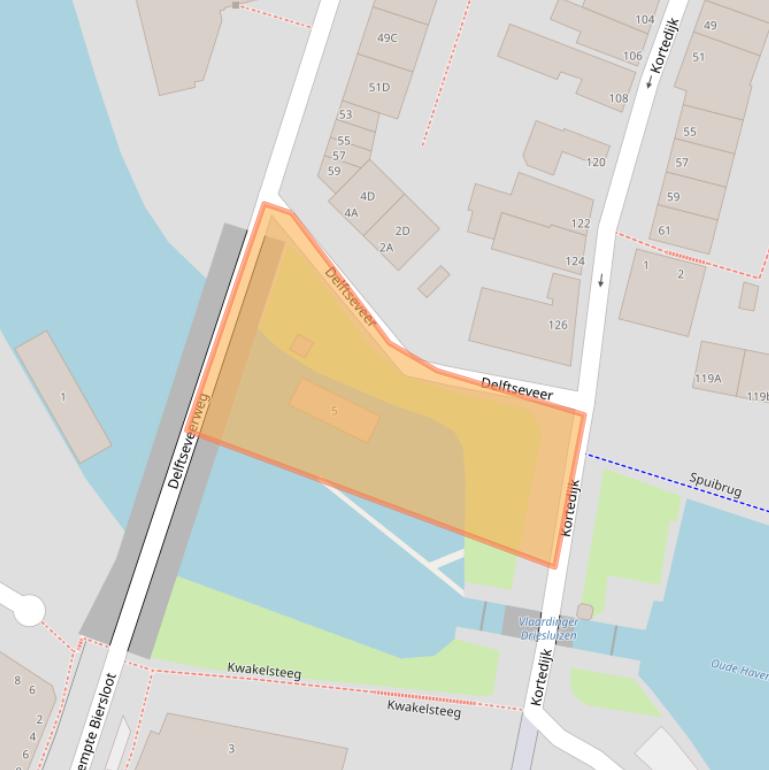 Kaart van postcodegebied 3134JB.