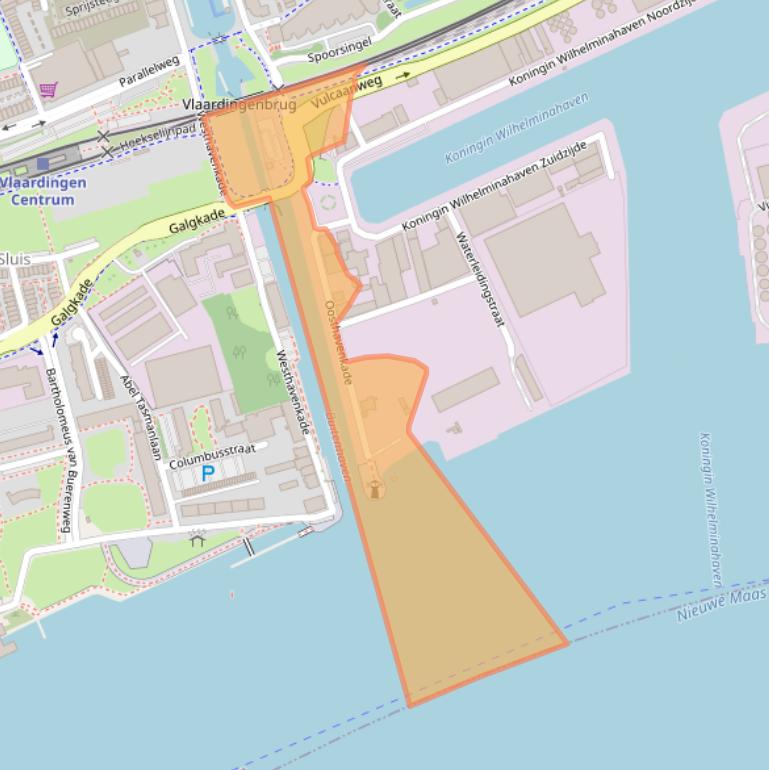 Kaart van postcodegebied 3134KA.