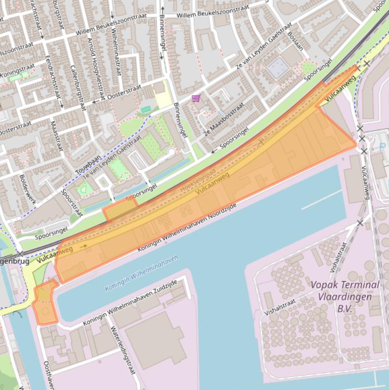 Kaart van postcodegebied 3134KE.