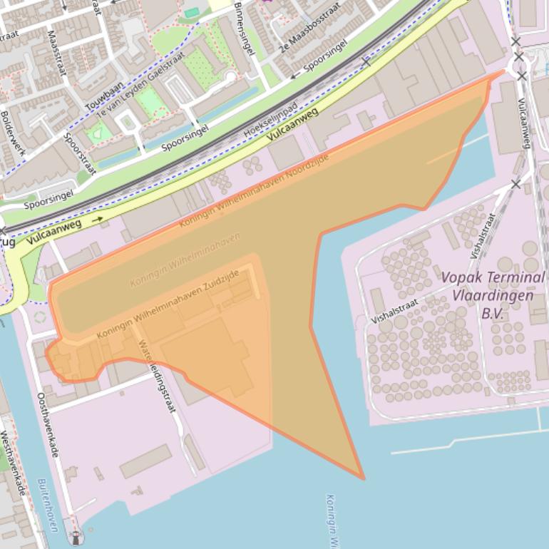 Kaart van postcodegebied 3134KG.