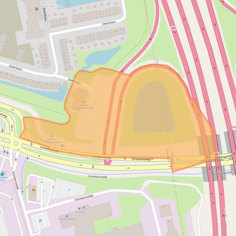 Kaart van postcodegebied 3134KM.