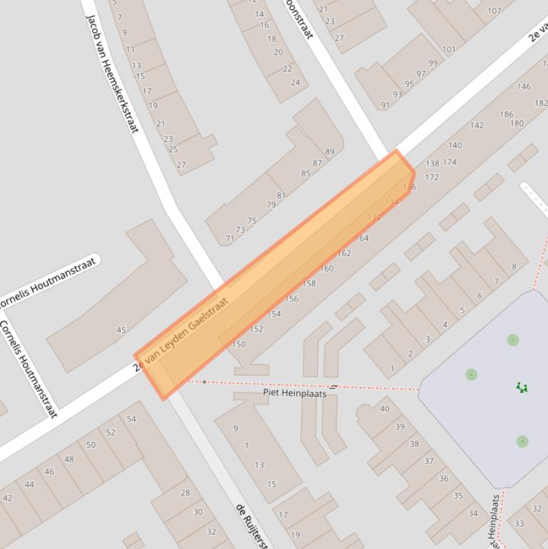 Kaart van postcodegebied 3134LN.