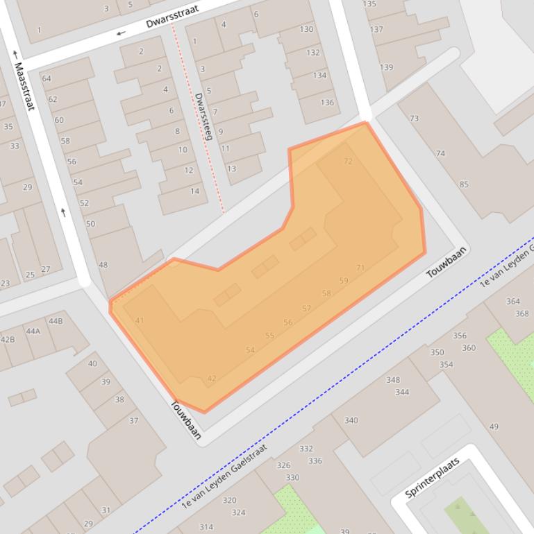 Kaart van postcodegebied 3134MD.
