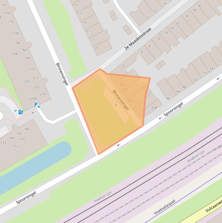 Kaart van postcodegebied 3134ND.