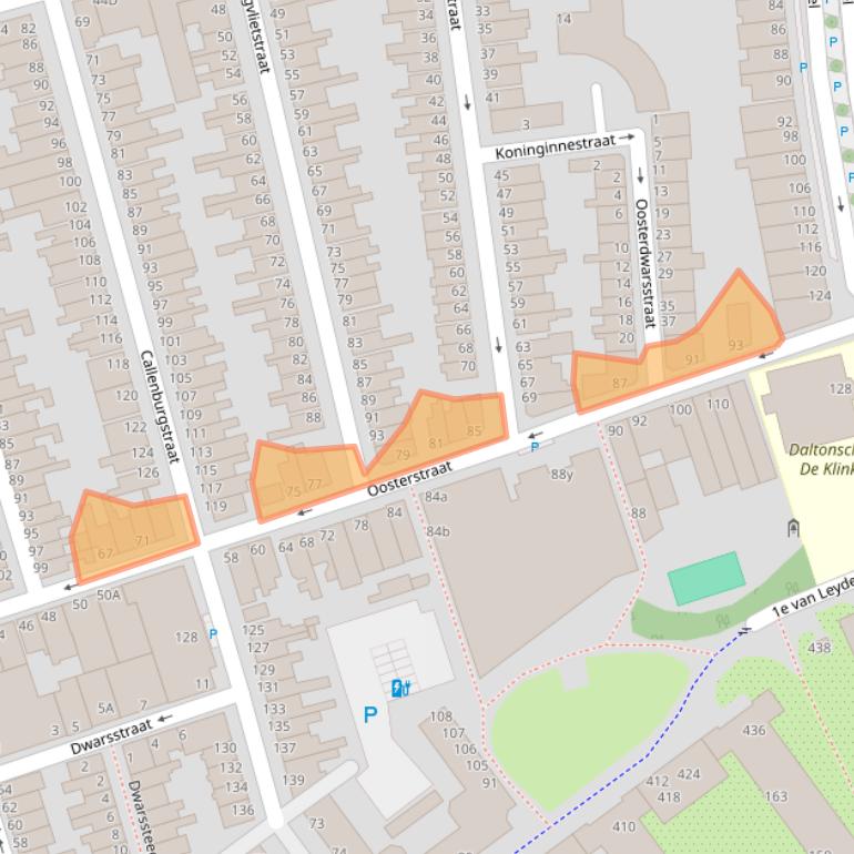 Kaart van postcodegebied 3134NN.