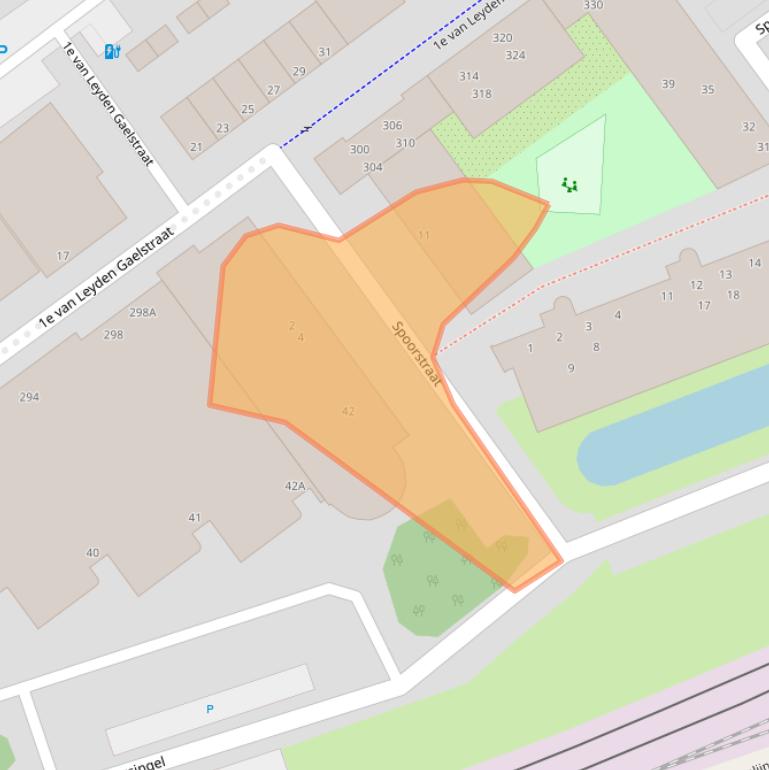 Kaart van postcodegebied 3134TA.