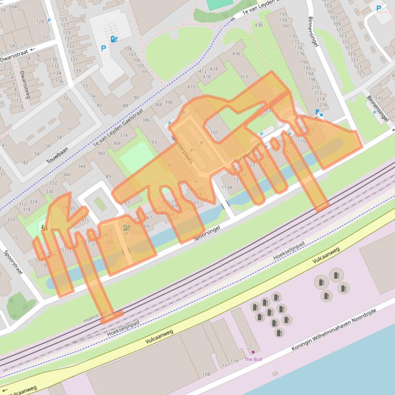 Kaart van postcodegebied 3134TB.