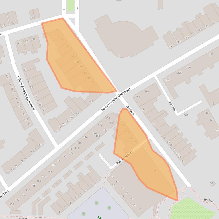 Kaart van postcodegebied 3134XD.