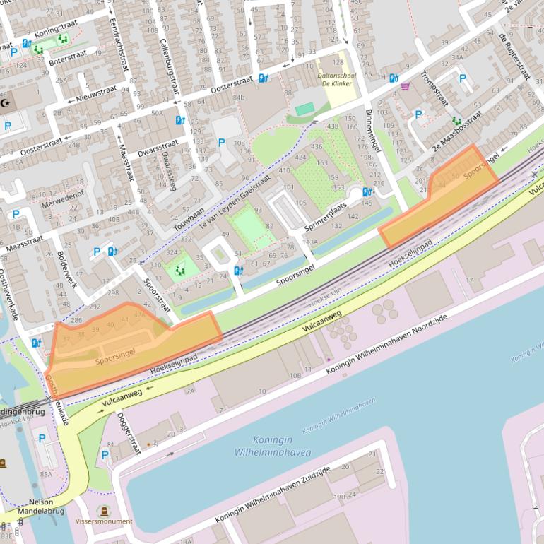 Kaart van postcodegebied 3134XR.