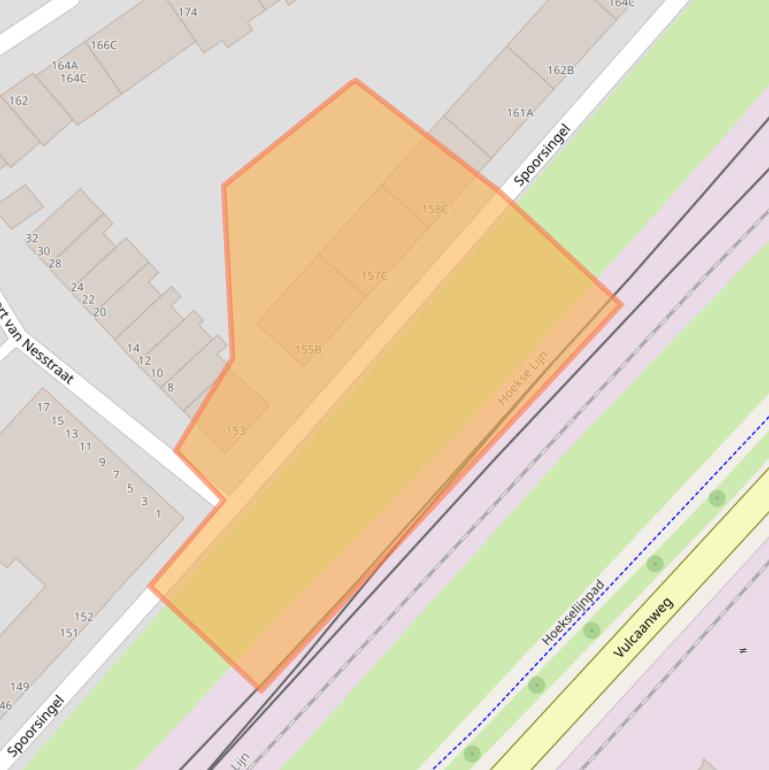 Kaart van postcodegebied 3134XW.