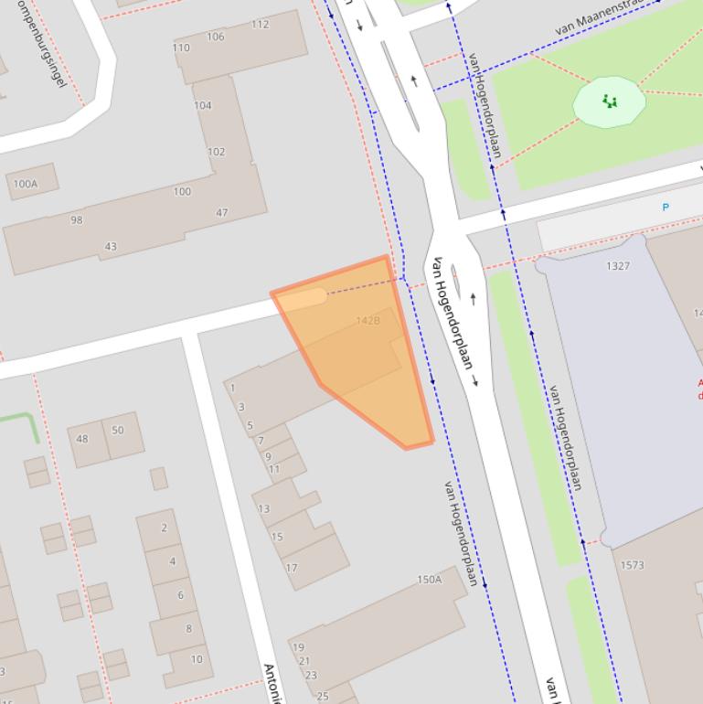 Kaart van postcodegebied 3135CH.