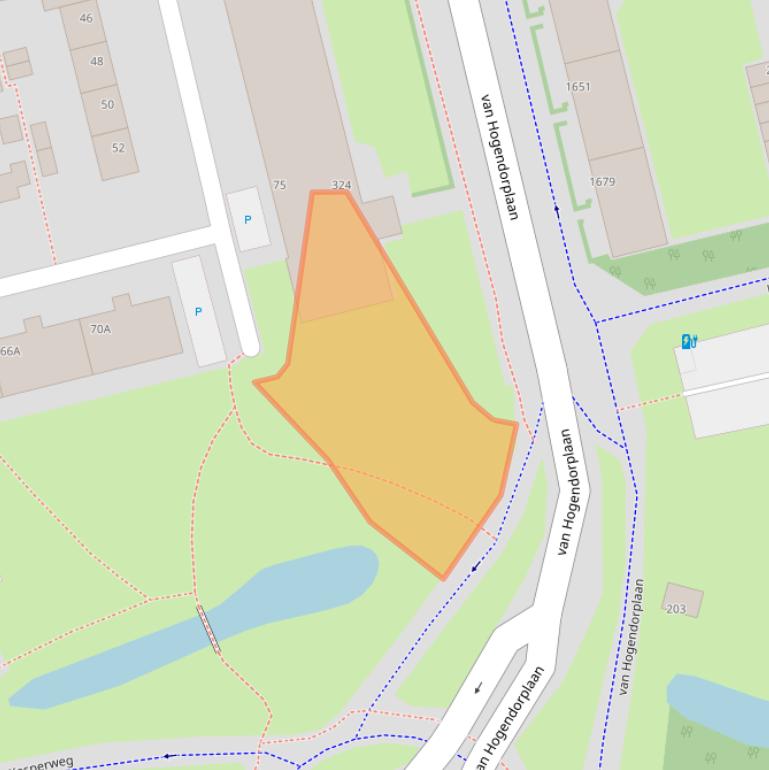 Kaart van postcodegebied 3135CN.