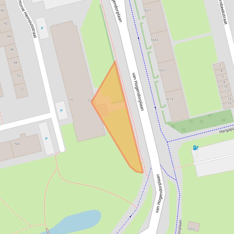 Kaart van postcodegebied 3135CP.