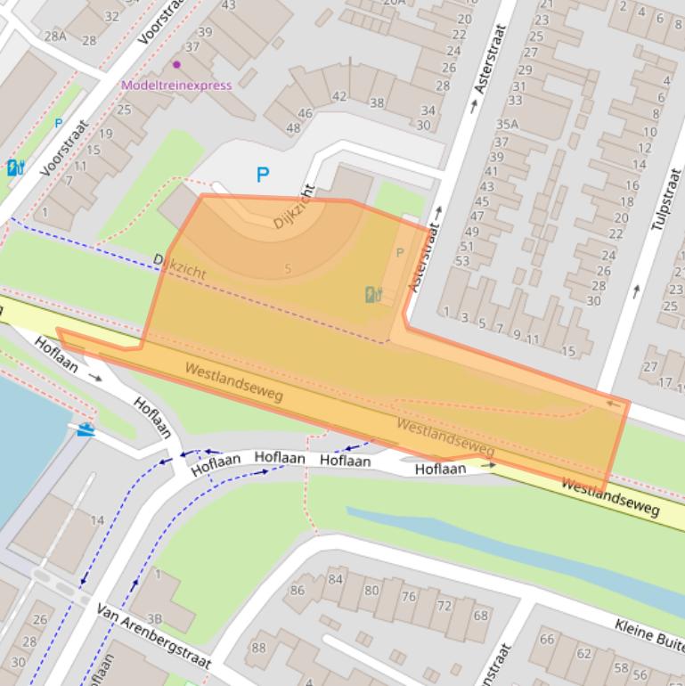 Kaart van postcodegebied 3135HH.