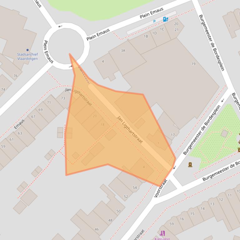 Kaart van postcodegebied 3135HM.