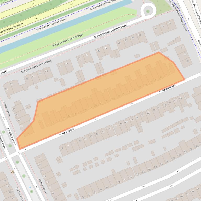 Kaart van postcodegebied 3135KD.