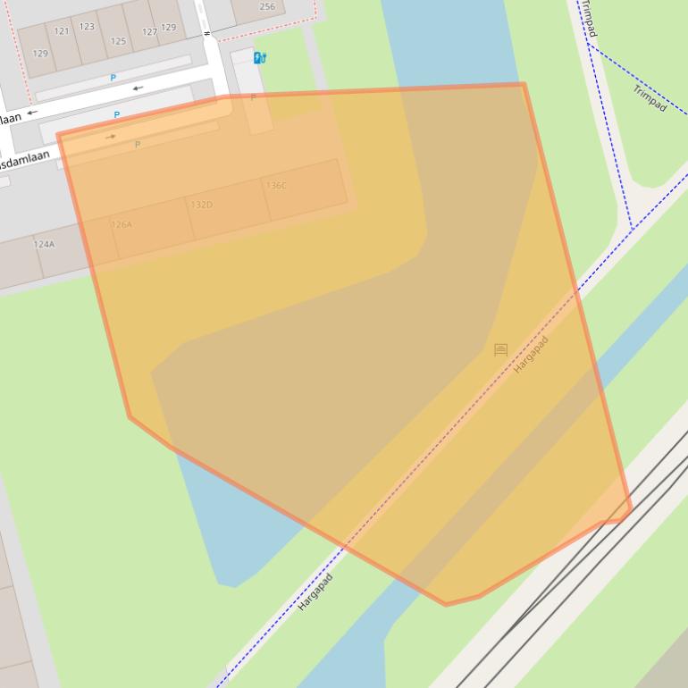 Kaart van postcodegebied 3135LH.
