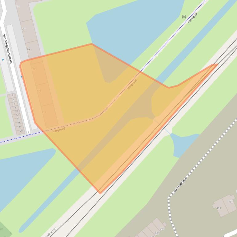 Kaart van postcodegebied 3135LM.