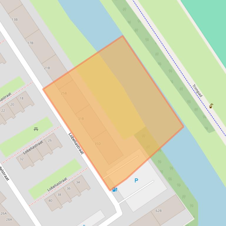 Kaart van postcodegebied 3135TR.