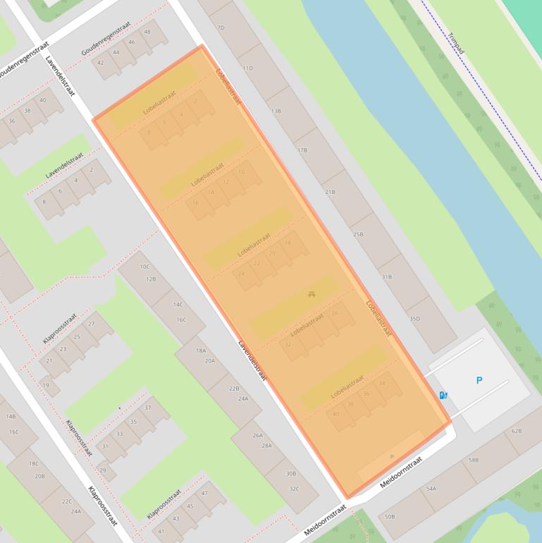 Kaart van postcodegebied 3135TS.