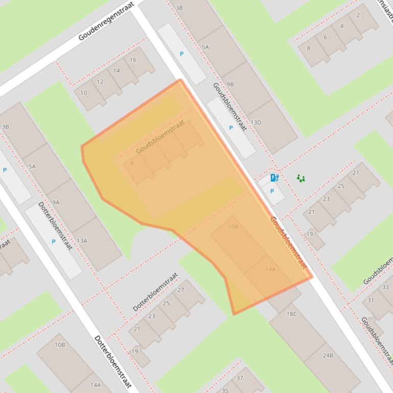 Kaart van postcodegebied 3135VL.